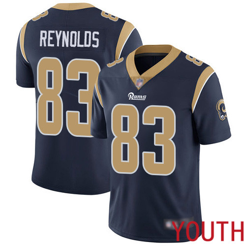 Los Angeles Rams Limited Navy Blue Youth Josh Reynolds Home Jersey NFL Football #83 Vapor Untouchable->youth nfl jersey->Youth Jersey